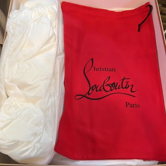 Louboutin Botty Doubke 100 veau velours azulejo 38 Barbie boots - Picture 11 of 11